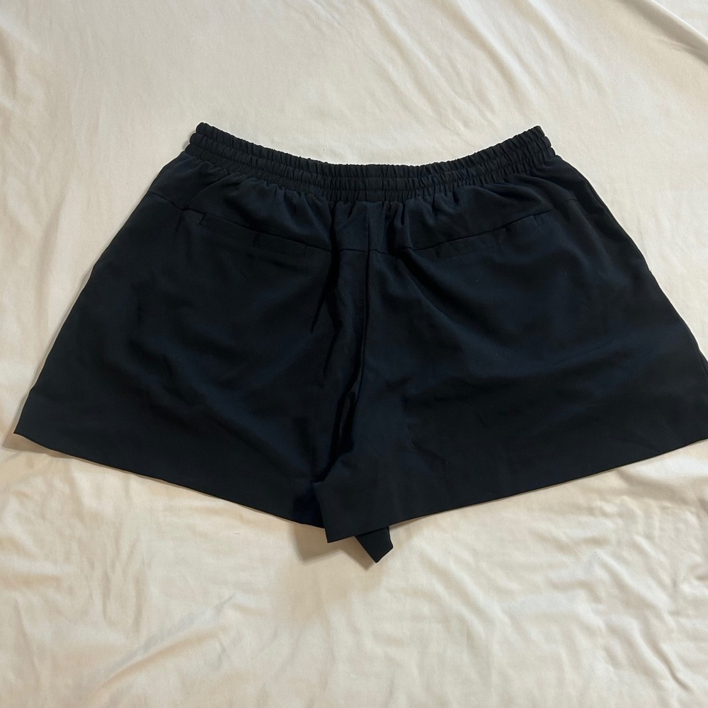 Cotton Candy Black Drawstring Elastic Waist Casual Shorts Women Large RN 101962 - Picture 8 of 11